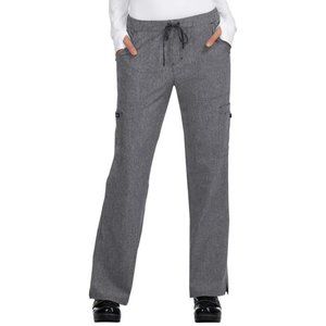 KOI™ 731 Women's Holly 8-Pocket Cargo Scrub Pant - Heather Grey